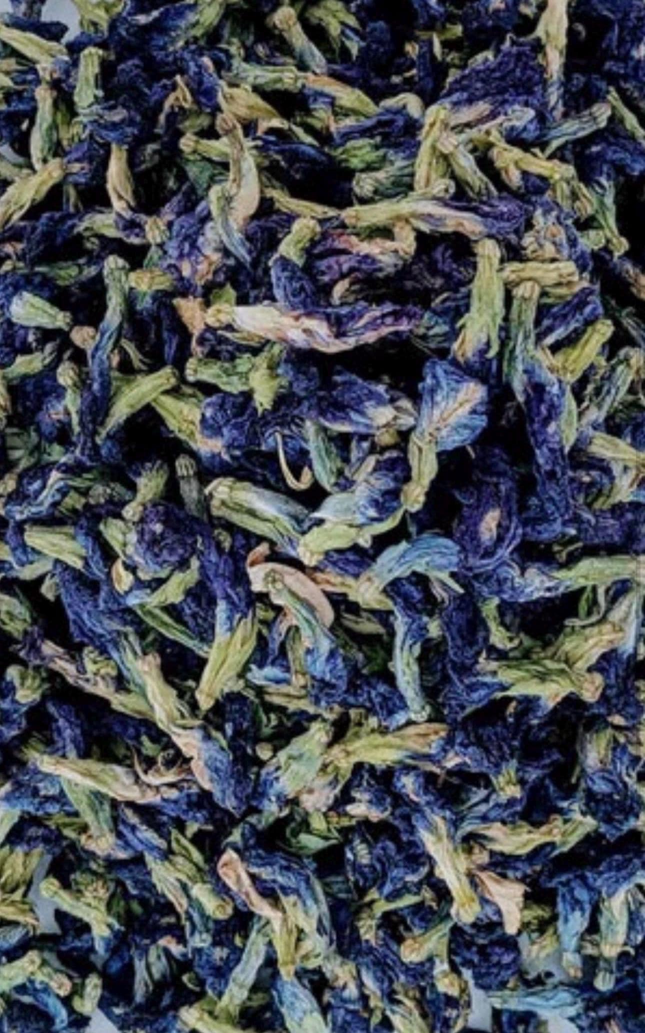Butterfly Pea Flower – Loose Herb – Natural Blue Tea, Beauty + Brain Support 1oz.