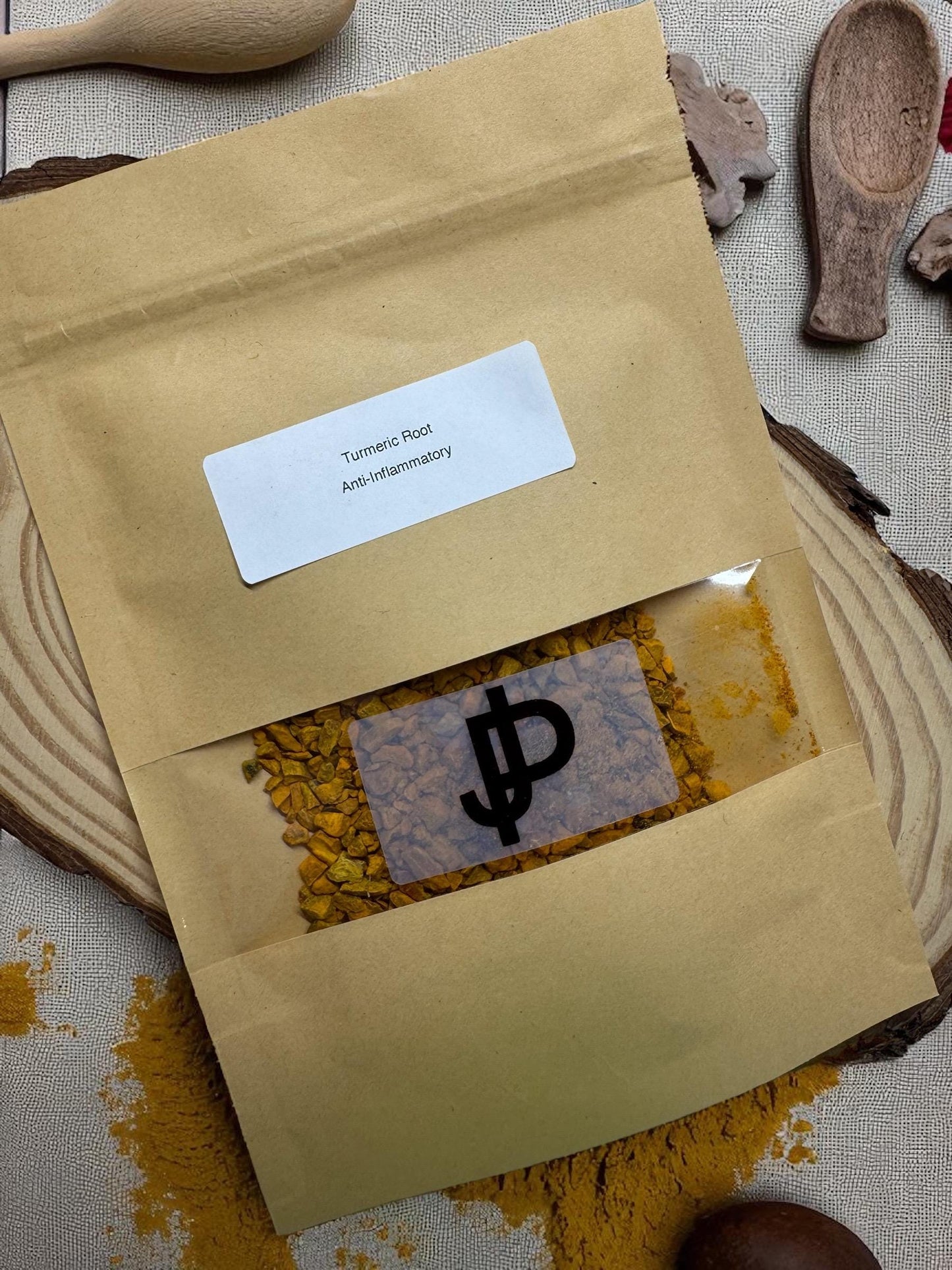 Turmeric Root – Dried Herb – Anti-Inflammatory & Immune Support 1oz.