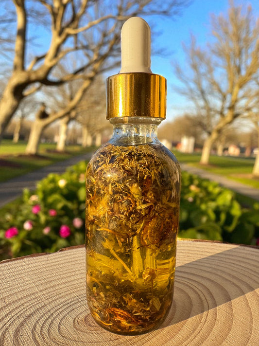 Soothe Shield - Gentle Herbal Oil for Sensitive Skin & Barrier Repair 2oz.