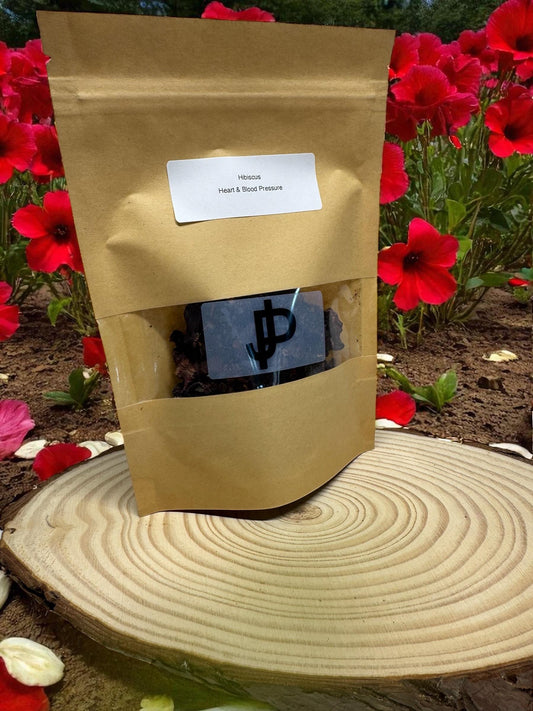 Hibiscus Flower – Loose Herb – Heart Health, Hydration & Radiance 1oz.