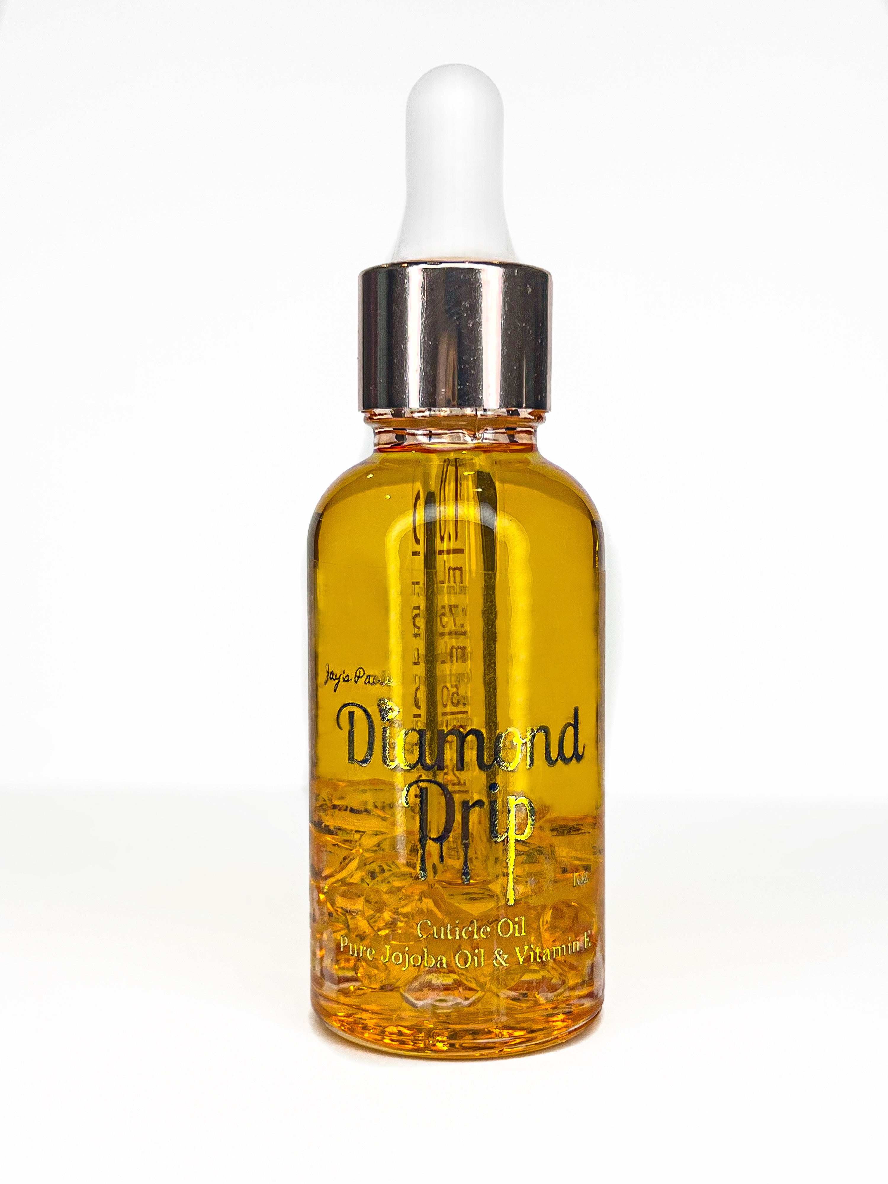 Jay's Paws Diamond Drip Cuticle Oil with Pure Jojoba Oil and Vitamin E